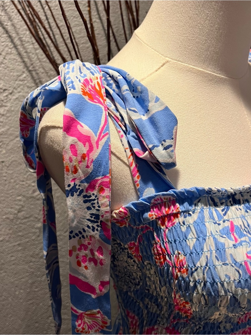 🌸NWT LILY PULITZER KAILUA SMOCKED MAXI DRESS SIZE SMALL🌸 - Picture 4 of 7